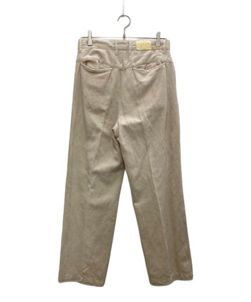 FARAH（ファーラー）FARAH (ファーラー) Two Tuck Wide Tapered Pants ベージュ サイズ:30の古着・服飾アイテム