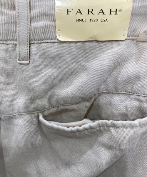 FARAH（ファーラー）FARAH (ファーラー) Two Tuck Wide Tapered Pants ベージュ サイズ:30の古着・服飾アイテム