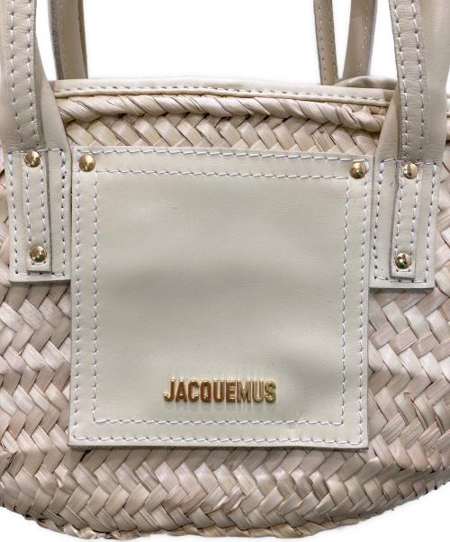 jacquemus（ジャックムス）JACQUEMUS (ジャックムス) カゴバッグ アイボリーの古着・服飾アイテム