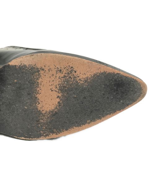 TOGA PULLA（トーガ プルラ）TOGA PULLA (トーガ プルラ) 装飾サイドゴアブーツ ブラック サイズ:37の古着・服飾アイテム