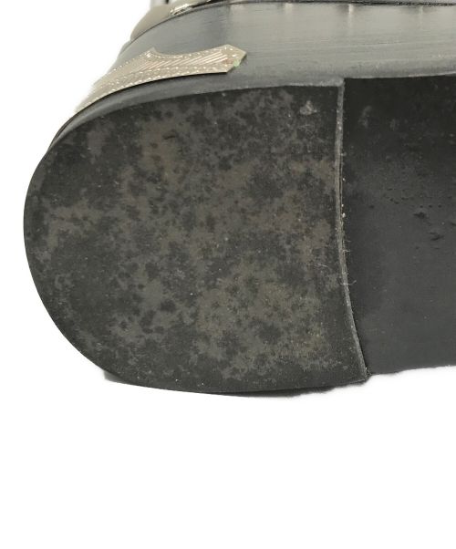 TOGA PULLA（トーガ プルラ）TOGA PULLA (トーガ プルラ) 装飾サイドゴアブーツ ブラック サイズ:37の古着・服飾アイテム