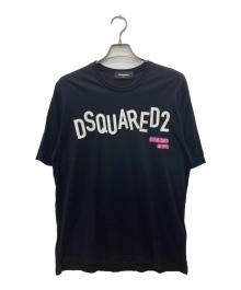 DSQUARED2（ディースクエアード）の古着「ロゴプリントTシャツ」｜ブラック