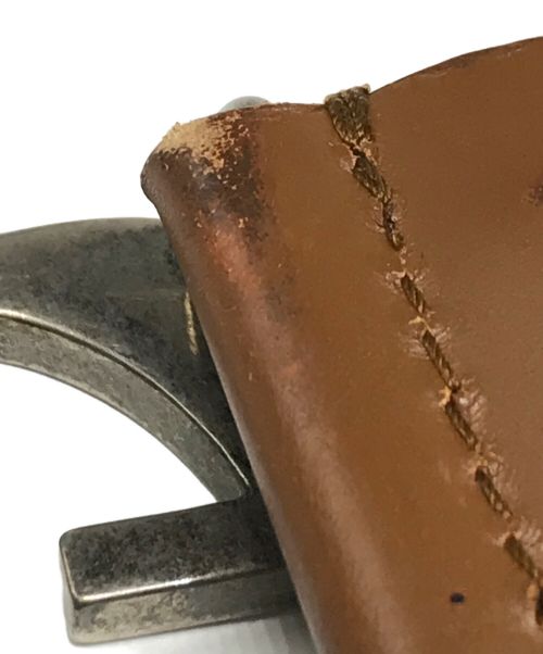 GUCCI（グッチ）GUCCI (グッチ) インターロッキングGレザーベルト ブラウンの古着・服飾アイテム