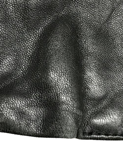 acanthus（アカンサス）acanthus (アカンサス) レザーテーラードジャケット ダークブラウン サイズ:-の古着・服飾アイテム