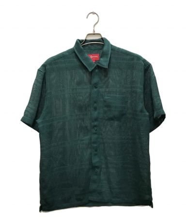 Supreme Mesh Stripe S/S shirt シュプリーム窪塚着用 窪塚洋介着用 Supreme Mesh Stripe S/S Shirt XL