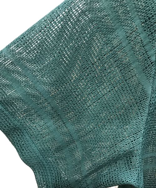 SUPREME（シュプリーム）SUPREME (シュプリーム) Mesh Stripe S/S Shirt/メッシュストライプシャツ グリーン サイズ:Lの古着・服飾アイテム