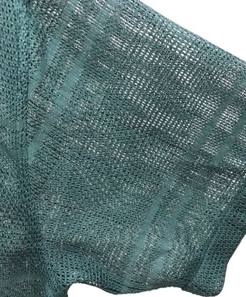 SUPREME（シュプリーム）SUPREME (シュプリーム) Mesh Stripe S/S Shirt/メッシュストライプシャツ グリーン サイズ:Lの古着・服飾アイテム