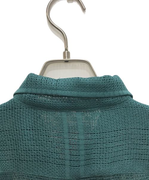 SUPREME（シュプリーム）SUPREME (シュプリーム) Mesh Stripe S/S Shirt/メッシュストライプシャツ グリーン サイズ:Lの古着・服飾アイテム