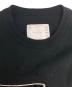 中古・古着 sacai (サカイ) ’Cut up’ Embroidery T-SHIRT/カットアップ エンブロイダリー ティーシャツ ブラック サイズ:1：3500円