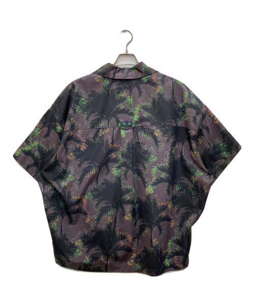 kolor/BEACON（カラービーコン）kolor/BEACON (カラービーコン) リエステルハワイアンプリントオーバーサイズシャツ ブラウン サイズ:2の古着・服飾アイテム
