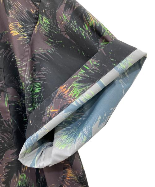 kolor/BEACON（カラービーコン）kolor/BEACON (カラービーコン) リエステルハワイアンプリントオーバーサイズシャツ ブラウン サイズ:2の古着・服飾アイテム