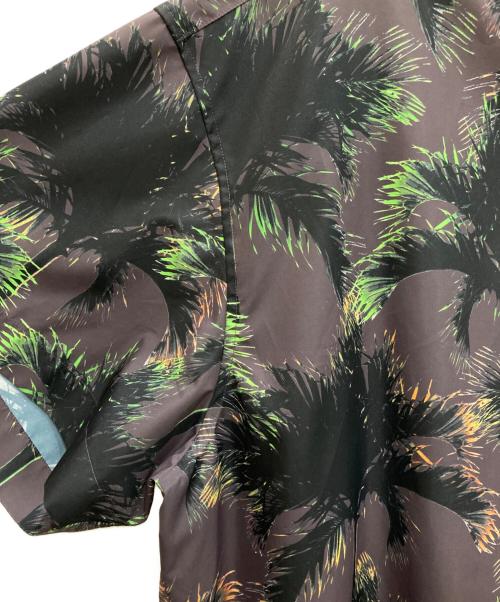 kolor/BEACON（カラービーコン）kolor/BEACON (カラービーコン) リエステルハワイアンプリントオーバーサイズシャツ ブラウン サイズ:2の古着・服飾アイテム