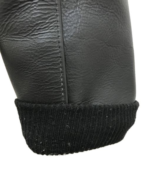 VANSON（バンソン）VANSON (バンソン) シングルライダースジャケット ブラック サイズ:32の古着・服飾アイテム