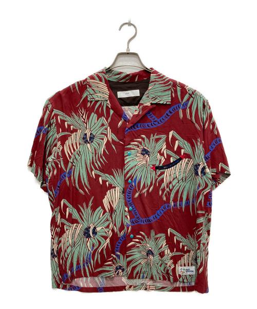TOGA PULLA（トーガ プルラ）TOGA PULLA (トーガ プルラ) reyn spooner (レイン スプナー) アロハシャツ レッド サイズ:42の古着・服飾アイテム