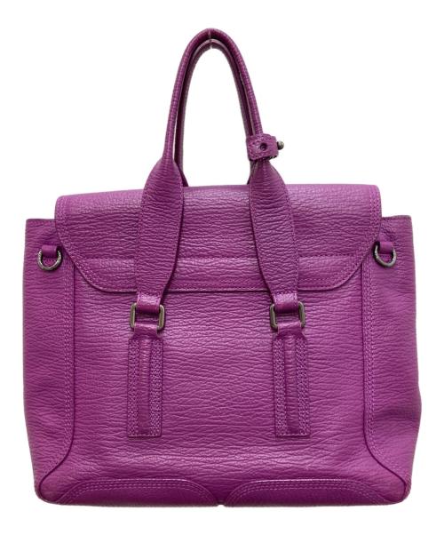 3.1 phillip lim（スリーワンフィリップリム）3.1 phillip lim (スリーワンフィリップリム) サッチェルショルダーバッグ パープルの古着・服飾アイテム