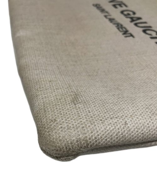 Saint Laurent Paris（サンローランパリ）Saint Laurent Paris (サンローランパリ) RIVE GAUCHEセカンドバッグ ベージュの古着・服飾アイテム