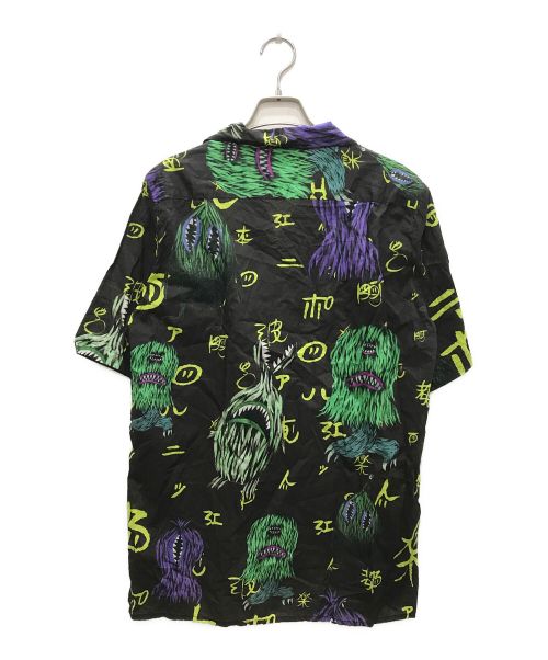 NIPOALOHA（二ポアロハ）NIPOALOHA (二ポアロハ) リネン混アロハシャツ ブラック サイズ:1の古着・服飾アイテム