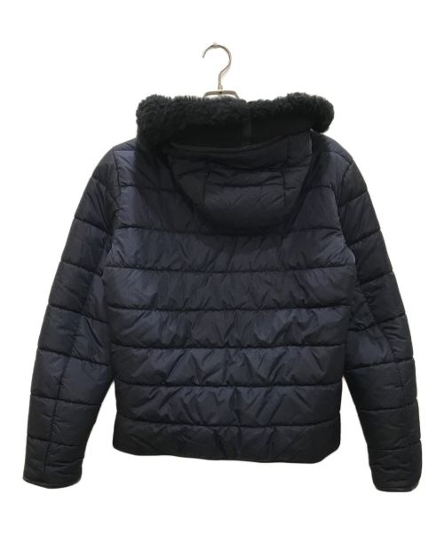 HERNO（ヘルノ）HERNO (ヘルノ) フーデットムートンダウンブルゾン ネイビー サイズ:46の古着・服飾アイテム