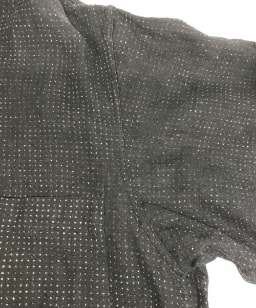 COMOLI（コモリ）COMOLI (コモリ) リネンドットシャツジャケット ブラック サイズ:2の古着・服飾アイテム
