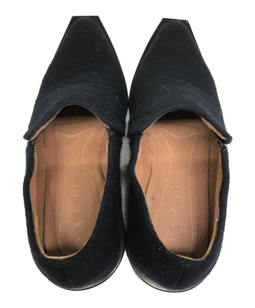 MARNI（マルニ）MARNI (マルニ) スリッポン ブラック サイズ:36の古着・服飾アイテム