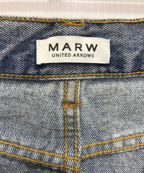 MARW UNITED ARROWS（マルゥ ユナイテッドアローズ）MARW UNITED ARROWS (マルゥ ユナイテッドアローズ) 5ポケット デニムパンツ インディゴ サイズ:36の古着・服飾アイテム