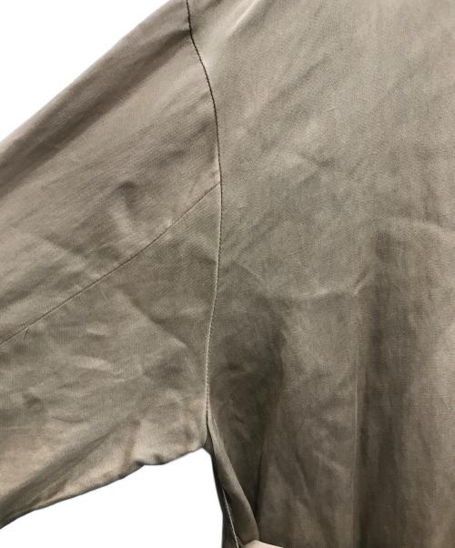 N.O.R.C（ノーク）N.O.R.C (ノーク) ノーカラーコート ベージュ サイズ:2の古着・服飾アイテム