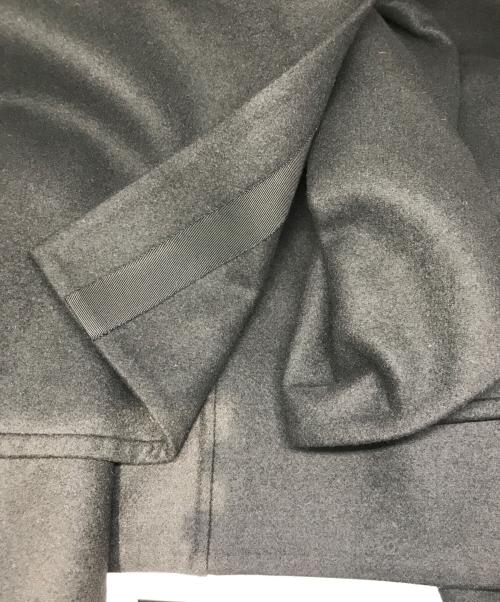 DRAWER（ドゥロワー）DRAWER (ドゥロワー) リバー ノーカラーコート ブラック サイズ:36の古着・服飾アイテム