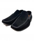 a.testoniアテストーニ）の古着「スリッポン」｜ブラック