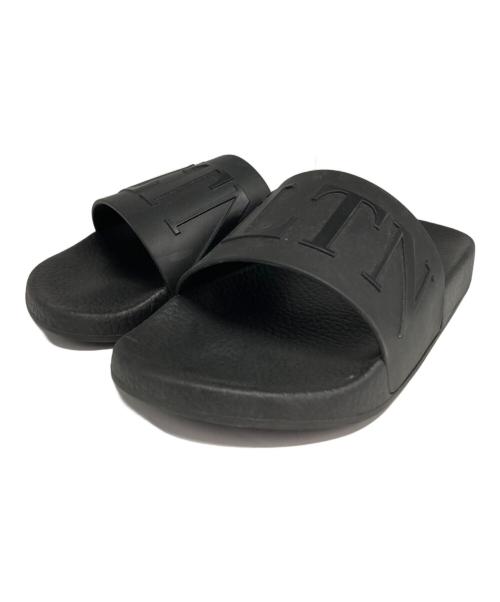 VALENTINO GARAVANI（ヴァレンティノ・ガラヴァーニ）VALENTINO GARAVANI (ヴァレンティノ・ガラヴァーニ) シャワーサンダル ブラック サイズ:39の古着・服飾アイテム