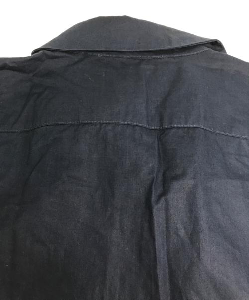 CECILIE BAHNSEN（セシリーバンセン）CECILIE BAHNSEN (セシリーバンセン) PRIMROSEフレアシャツワンピース/プリムローズフレアシャツワンピース ネイビー サイズ:UK6/US2の古着・服飾アイテム