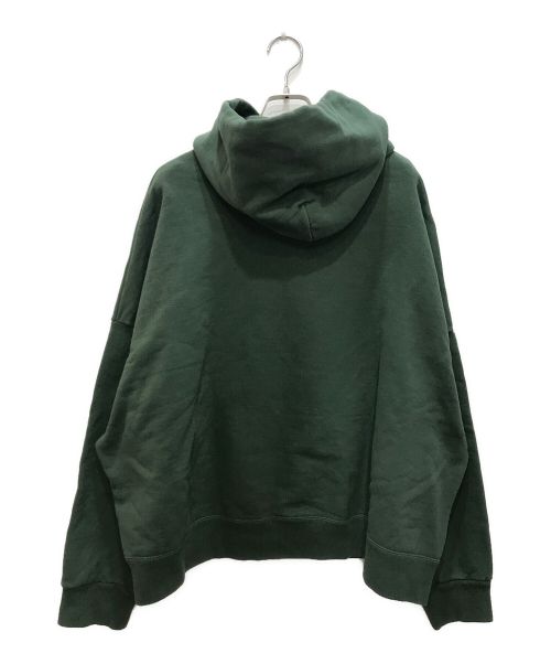 SAINT MICHAEL（セントマイケル）SAINT MICHAEL (セントマイケル) HOODIE/RIBON SAINT/プルオーバーパーカー グリーン サイズ:Mの古着・服飾アイテム