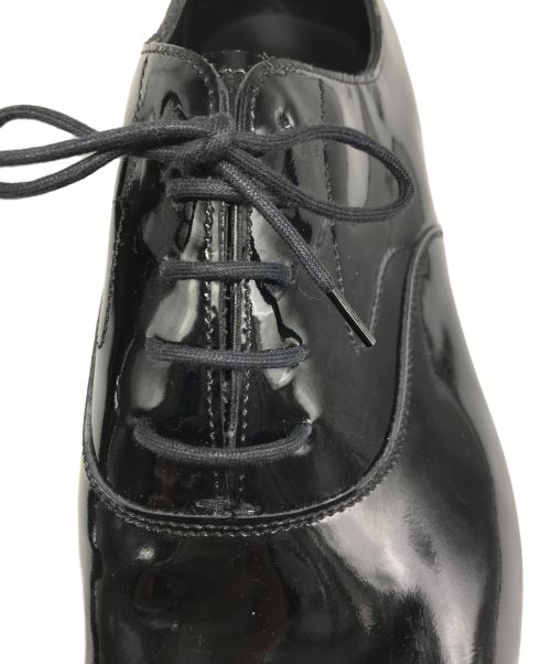 Edward Green（エドワードグリーン）Edward Green (エドワードグリーン) エナメルプレーントゥシューズ ブラック サイズ:8 1/2の古着・服飾アイテム