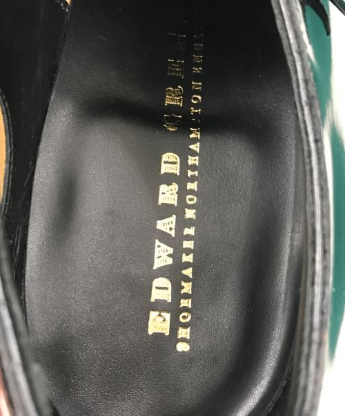 Edward Green（エドワードグリーン）Edward Green (エドワードグリーン) エナメルプレーントゥシューズ ブラック サイズ:8 1/2の古着・服飾アイテム