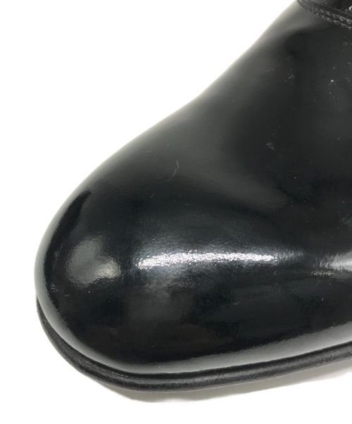 Edward Green（エドワードグリーン）Edward Green (エドワードグリーン) エナメルプレーントゥシューズ ブラック サイズ:8 1/2の古着・服飾アイテム