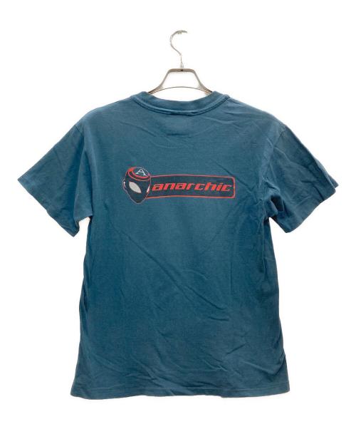 ANARCHIC ADJUSTMENT（アナーキック・アジャストメント）ANARCHIC ADJUSTMENT (アナ-キックアジャストメント) Tシャツ ブルー サイズ:表記無の古着・服飾アイテム