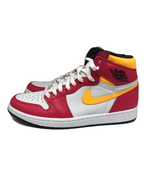 NIKE（ナイキ）NIKE (ナイキ) AIR JORDAN 1 RETRO HIGH OG ホワイト×ピンク サイズ:27.5cm/US9.5/UK8.5/EUR43/BR41/CN275(2.5)の古着・服飾アイテム