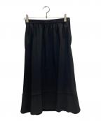 tricot COMME des GARCONSトリココムデギャルソン）の古着「ウールギャバスカート」｜ブラック