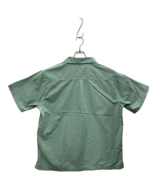 UNIVERSAL OVERALL（ユニバーサルオーバーオール）UNIVERSAL OVERALL (ユニバーサルオーバーオール) niko and (ニコアンド) オープンカラーワークシャツ グリーン サイズ:Ｌの古着・服飾アイテム