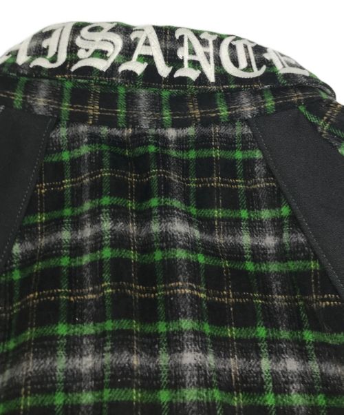 PAMEO POSE（パメオポーズ）PAMEO POSE (パメオポーズ) AISANCE SHIRTS COAT/エゾンスシャツコート マルチカラー サイズ:Fの古着・服飾アイテム