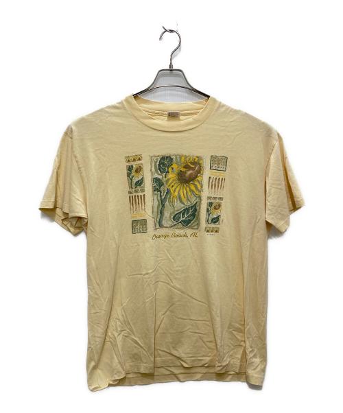anvil（アンヴィル）anvil (アンヴィル) プリントTシャツ イエロー サイズ:ＸＬの古着・服飾アイテム