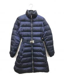 PRADA（プラダ）の古着「シャイニーダウンコート/29G150」｜ネイビー