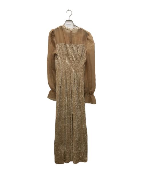 AMAIL（アマイル）AMAIL (アマイル) Mature paypuri dress ブラウン サイズ:Fの古着・服飾アイテム