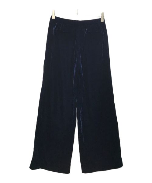 MAISON GUILLEMETTE（メゾンギュメット）MAISON GUILLEMETTE (メゾンギュメット) VELVET PANTS/ベルベットパンツ ネイビー サイズ:Sの古着・服飾アイテム