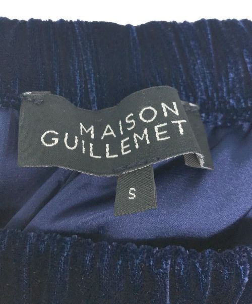 MAISON GUILLEMETTE（メゾンギュメット）MAISON GUILLEMETTE (メゾンギュメット) VELVET PANTS/ベルベットパンツ ネイビー サイズ:Sの古着・服飾アイテム