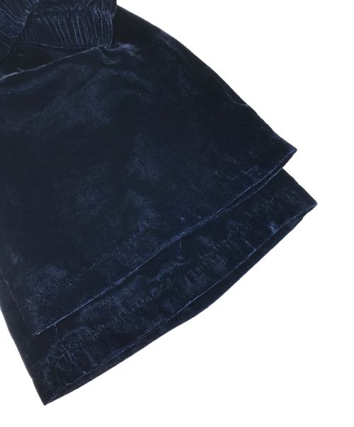 MAISON GUILLEMETTE（メゾンギュメット）MAISON GUILLEMETTE (メゾンギュメット) VELVET PANTS/ベルベットパンツ ネイビー サイズ:Sの古着・服飾アイテム