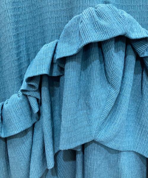 Ameri（アメリ）Ameri (アメリ) CREPE VOLUME GATHER SKIRT/クレープ ボリューム ギャザー スカート ブルー サイズ:Sの古着・服飾アイテム