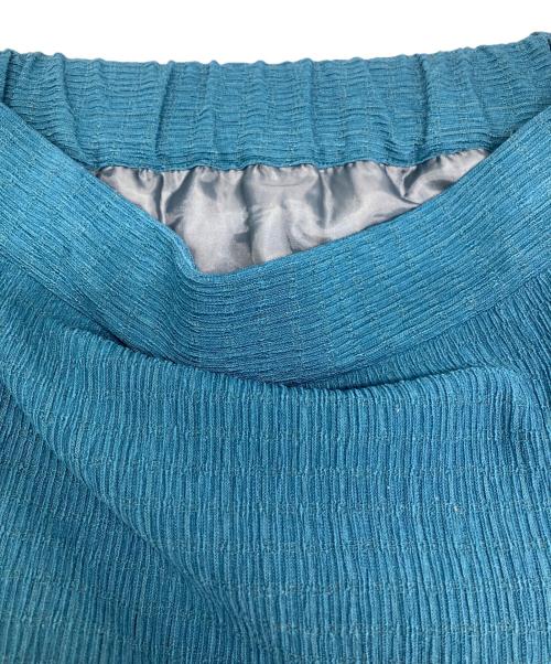 Ameri（アメリ）Ameri (アメリ) CREPE VOLUME GATHER SKIRT/クレープ ボリューム ギャザー スカート ブルー サイズ:Sの古着・服飾アイテム