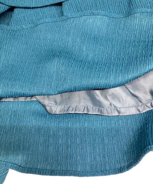 Ameri（アメリ）Ameri (アメリ) CREPE VOLUME GATHER SKIRT/クレープ ボリューム ギャザー スカート ブルー サイズ:Sの古着・服飾アイテム