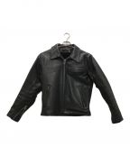 Schottショット）の古着「ボアライナー付レザージャケット/USA製/TALONジップ」｜ブラック