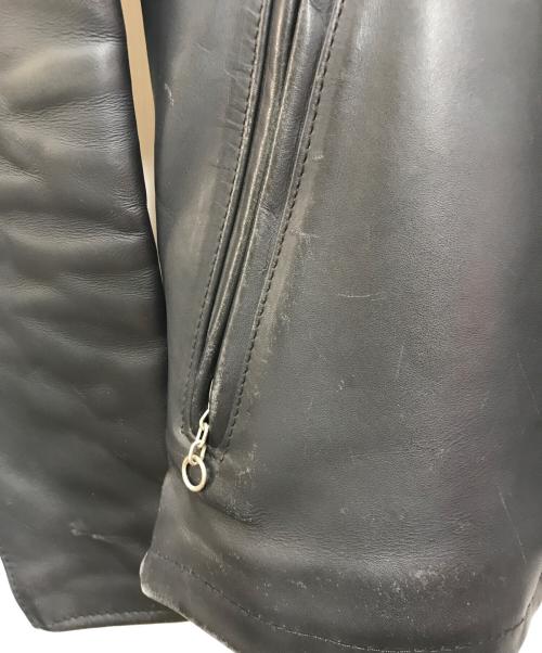 Schott（ショット）Schott (ショット) ボアライナー付レザージャケット/USA製/TALONジップ ブラック サイズ:38の古着・服飾アイテム